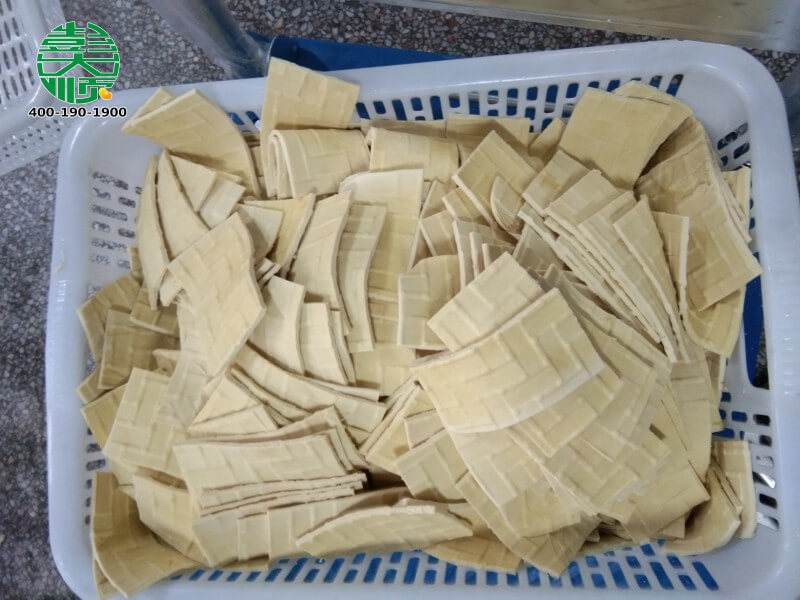 福建沙縣客戶(hù)豆制品廠里做的豆腐干成品